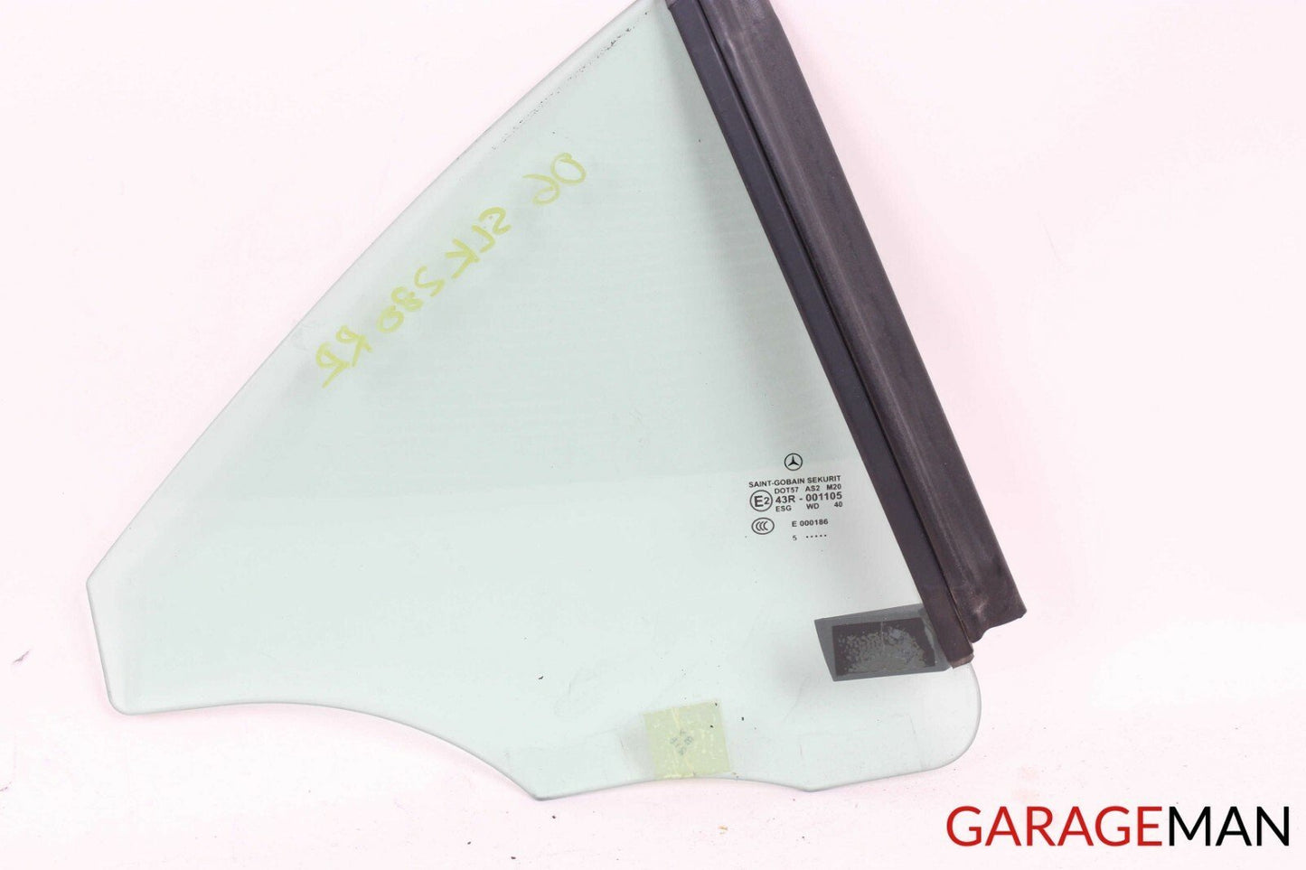 05-11 MERCEDES R171 SLK350 REAR RIGHT PASSENGER QUARTER WINDOW GLASS OEM
