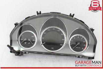 08-11 Mercedes W204 C300 C350 Speedometer Odometer Instrument Cluster Gauge OEM