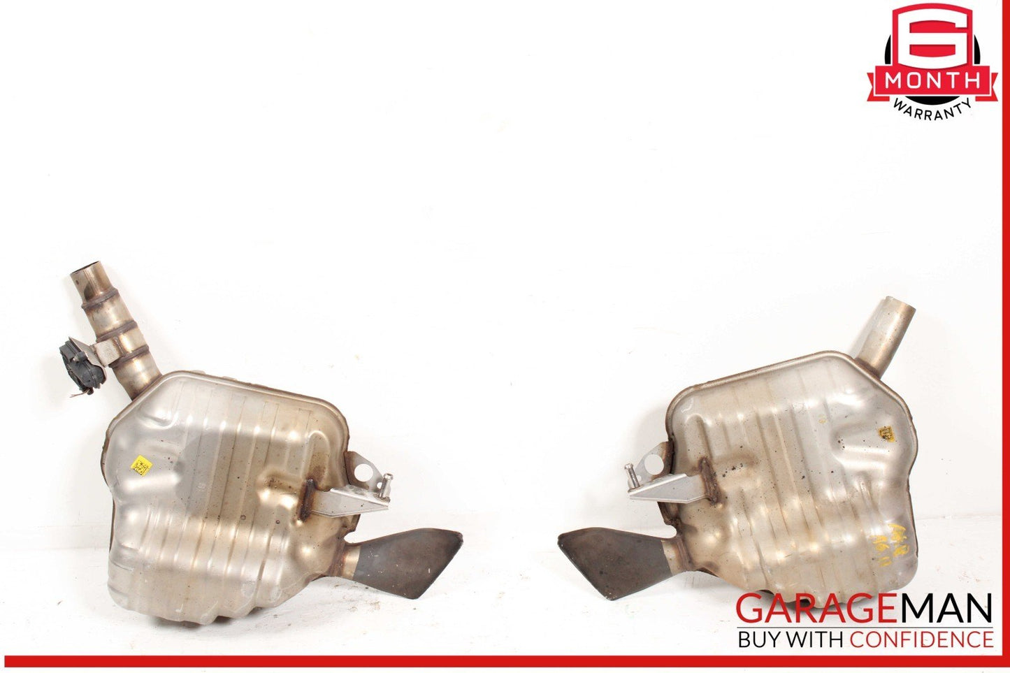 12-17 Audi A6 A7 Rear Left & Right Side Exhaust Muffler Tips Set of 2 Pc OEM