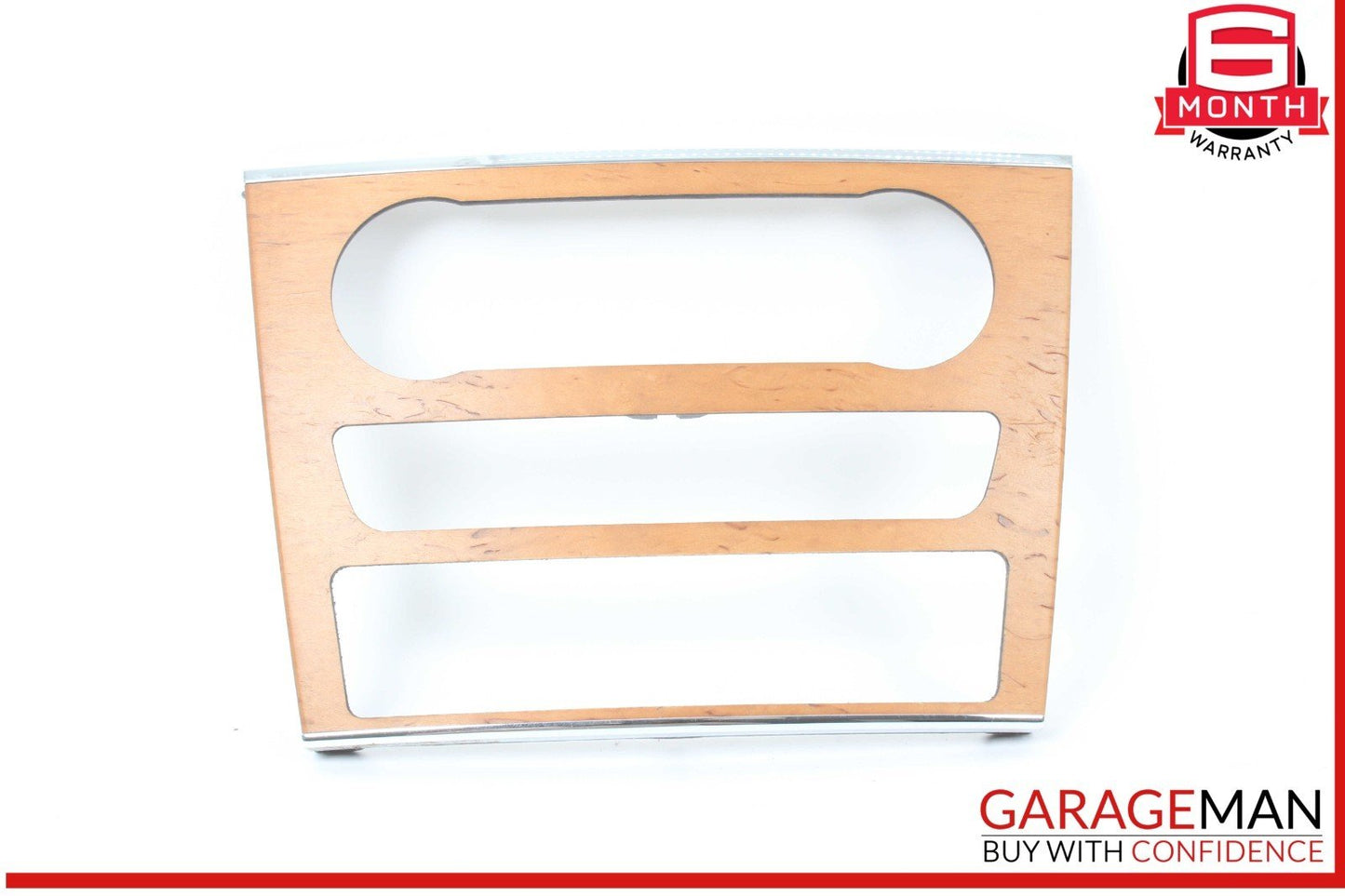 06-12 Mercedes X164 GL450 4MATIC Center Console Control Trim Panel Wood Bezel
