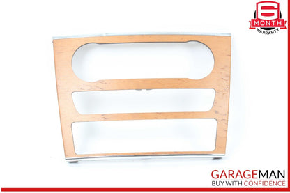 06-12 Mercedes X164 GL450 4MATIC Center Console Control Trim Panel Wood Bezel