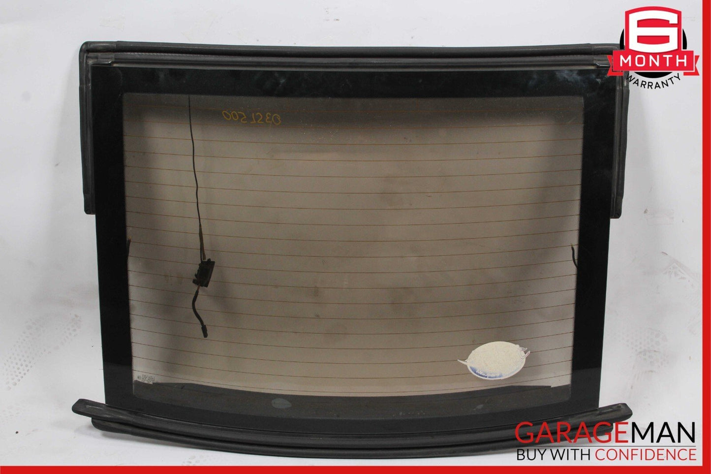 03-11 Mercedes R230 SL500 SL600 Rear Back Windshield Window Glass Black Tinted