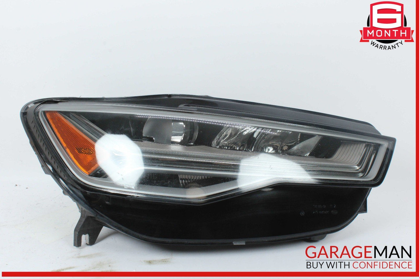 16-18 Audi S6 Front Right Headlight Lamp Assembly OEM