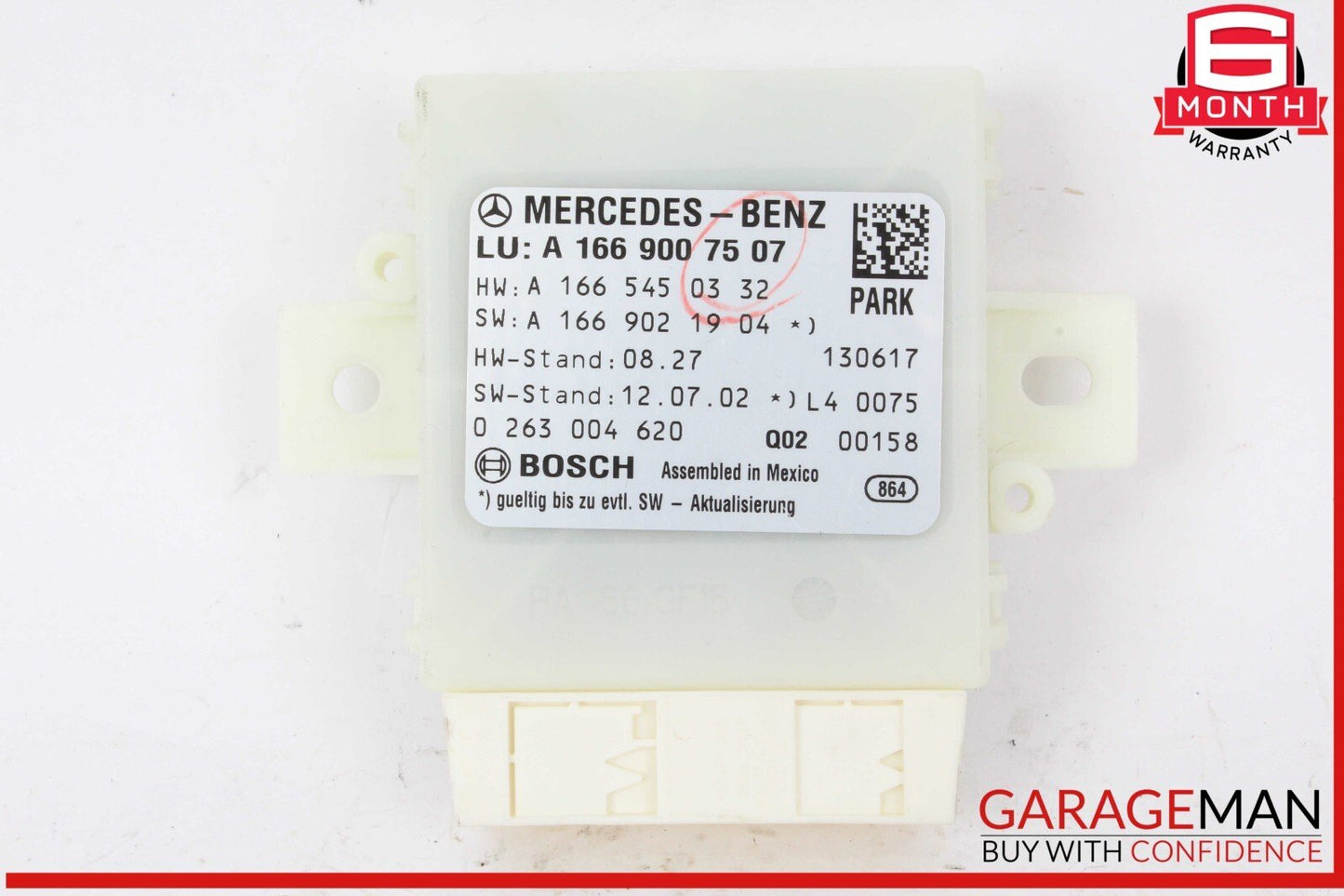 13-16 Mercedes X166 GL450 ML550 Park Assist Parktronic Sensor Module Control OEM