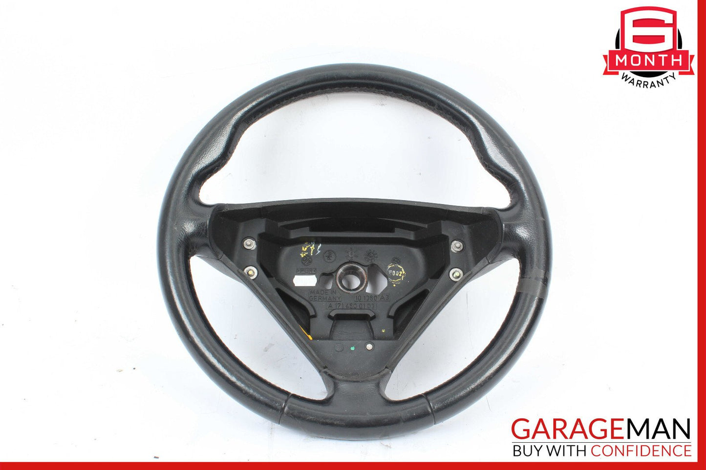05-08 Mercedes R171 SLK350 C280 C350 Sport Steering Wheel Black OEM