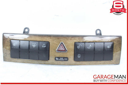 05-07 Mercedes W203 C230 C320 Dashboard Dash Control Switch Panel Bezel Trim OEM