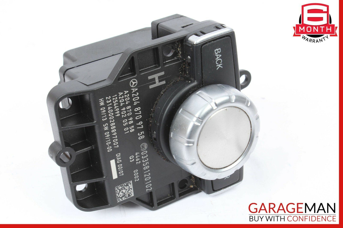 12-14 Mercedes E350 C250 C63 Center Console Head Unit Multi Knob Control Switch