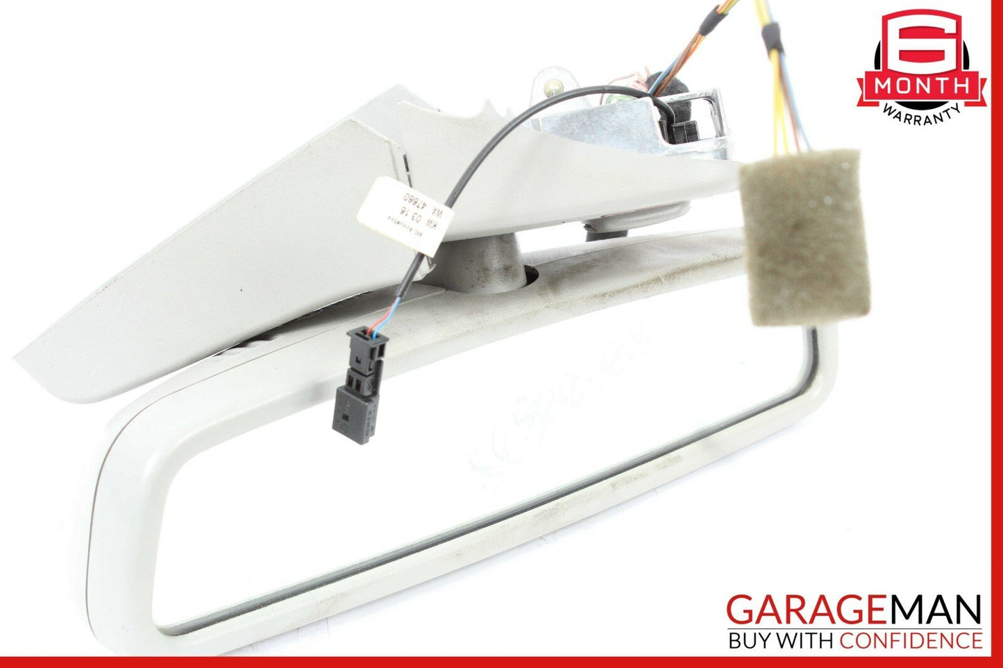03-08 Mercedes R230 SL500 SL55 AMG Interior Top Upper Rear View Mirror Grey