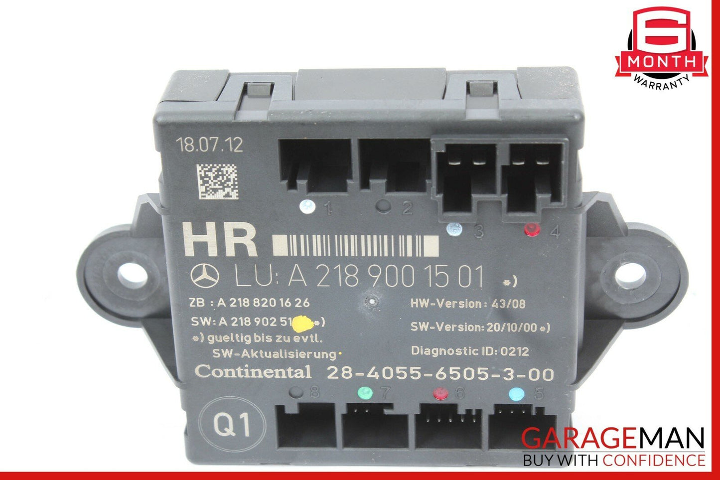 08-14 Mercedes W204 C300 C350 Rear Right Side Door Control Module 2189001501 OEM