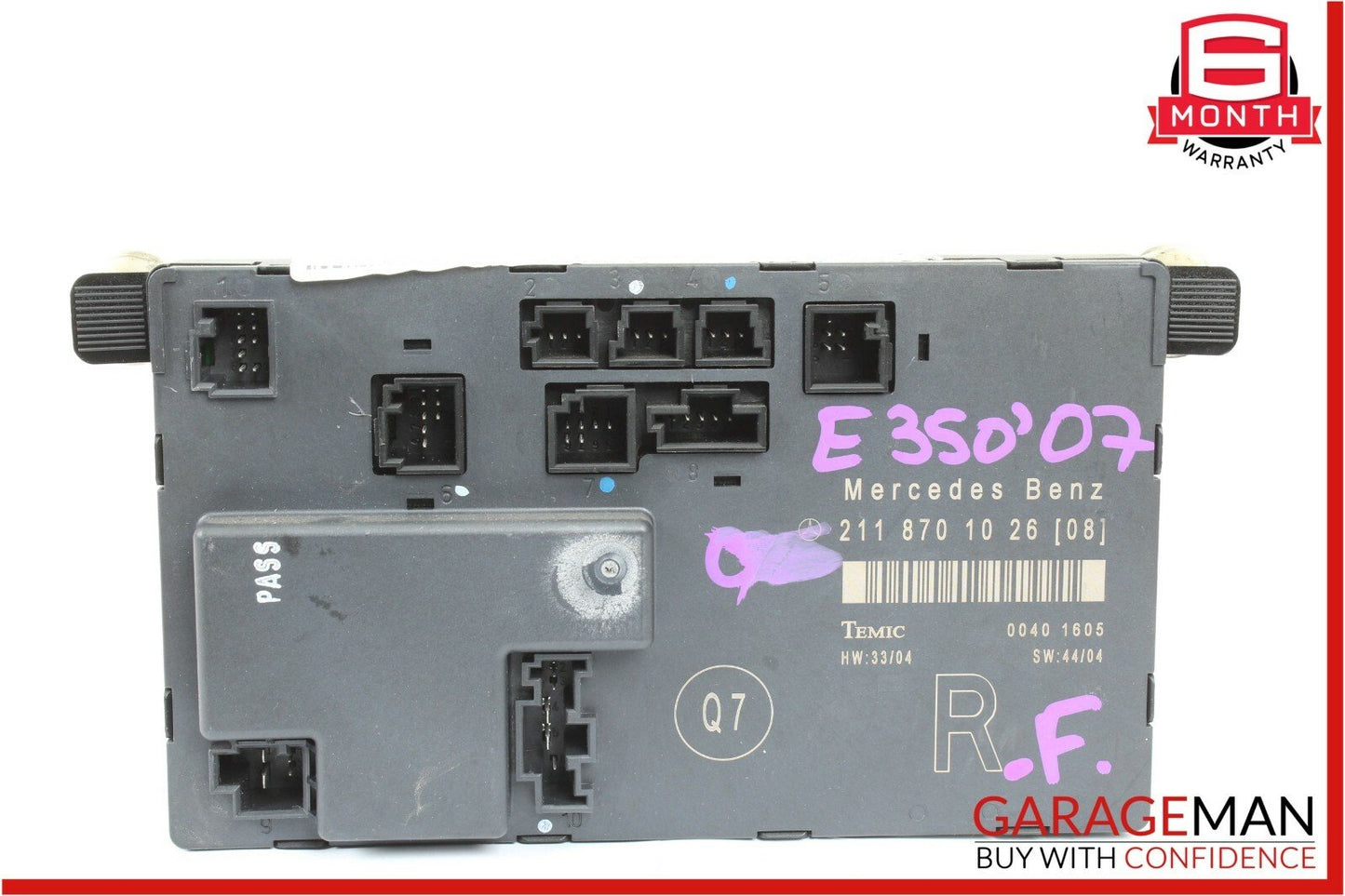 03-09 Mercedes W211 E500 E350 Front Right Passenger Side Door Control Module OEM