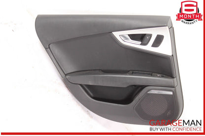12-18 Audi A7 Rear Left Driver Side Interior Door Panel Trim Cover OEM