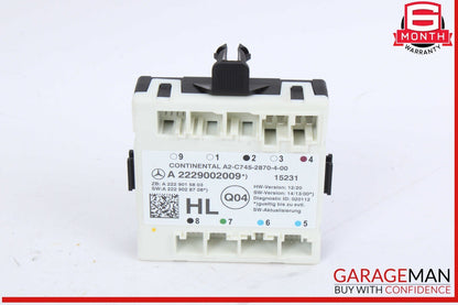 15-23 Mercedes W205 C300 C400 GLC300 Rear Left Side Door Control Module Unit OEM