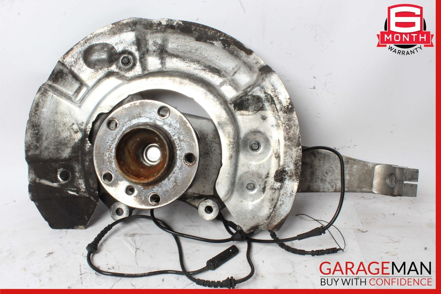 09-15 BMW 750i Front Left Wheel Hub Bearing Spindle Knuckle OEM
