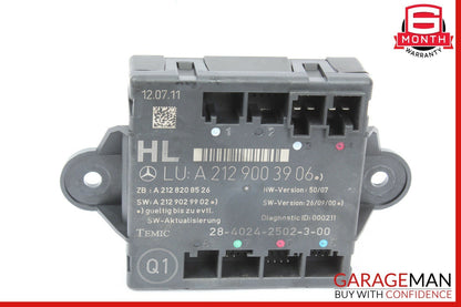 08-14 Mercedes W212 E350 C300 Rear Left Driver Side Door Control Module OEM