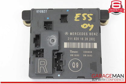 03-09 Mercedes W211 E55 AMG E500 Door Control Module Rear Right 2118201626 OEM