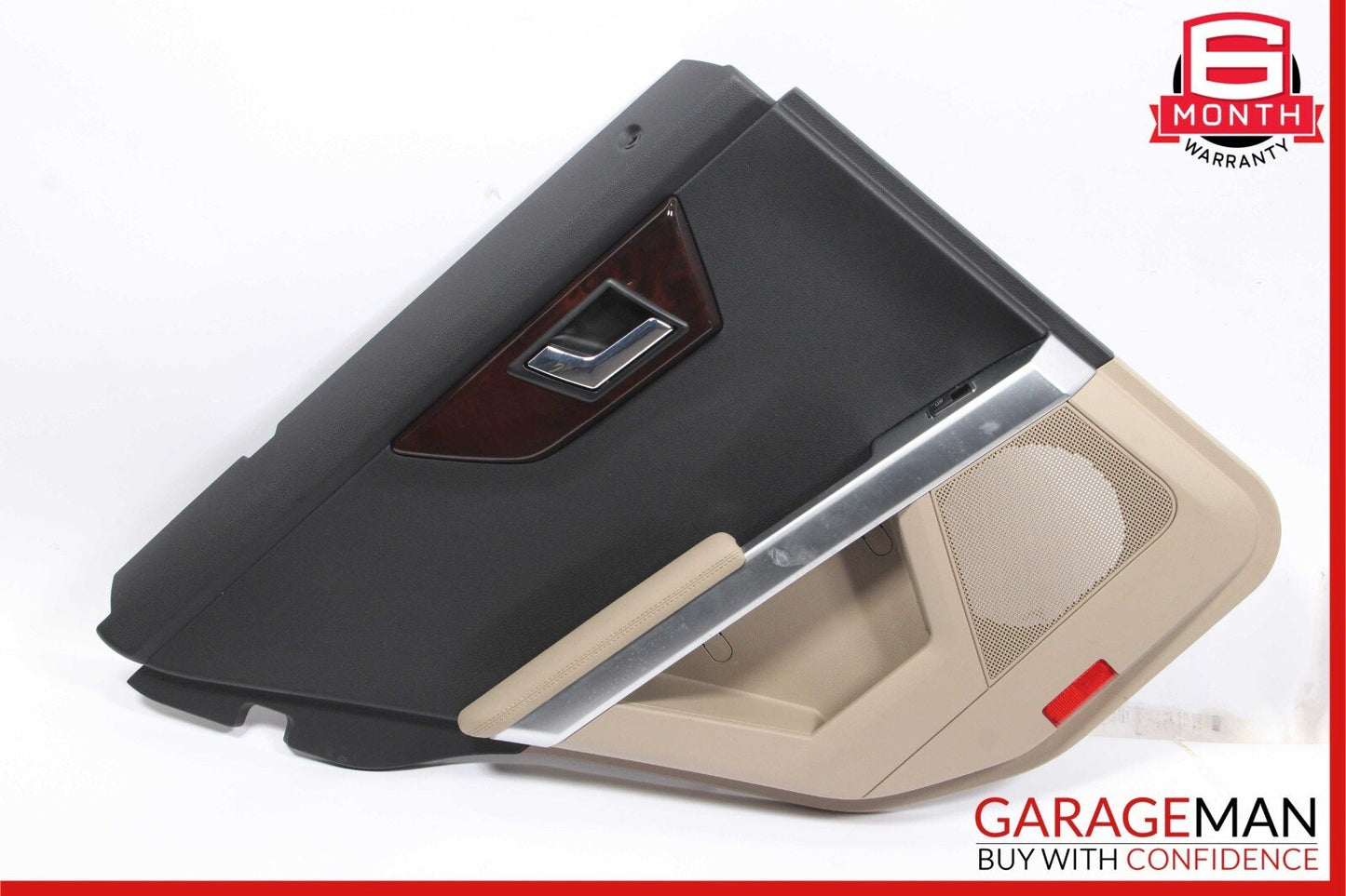10-15 Mercedes X204 GLK350 Rear Left Side Interior Door Panel Assembly Brown
