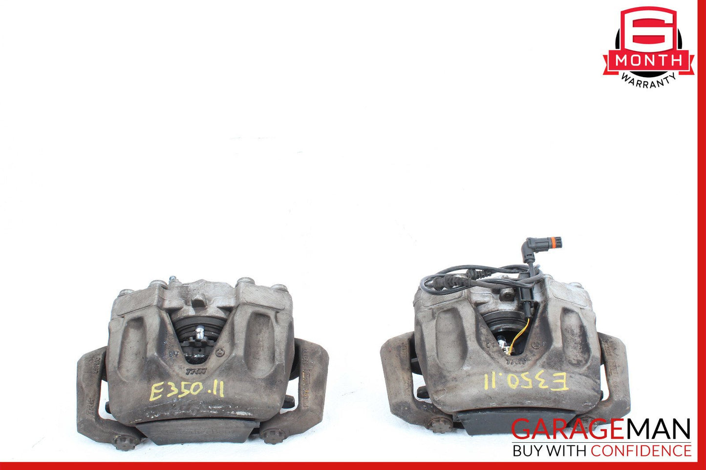 10-15 Mercedes W204 C300 E350 Front Brake Calipers Left and Right Set Of 2 Pc