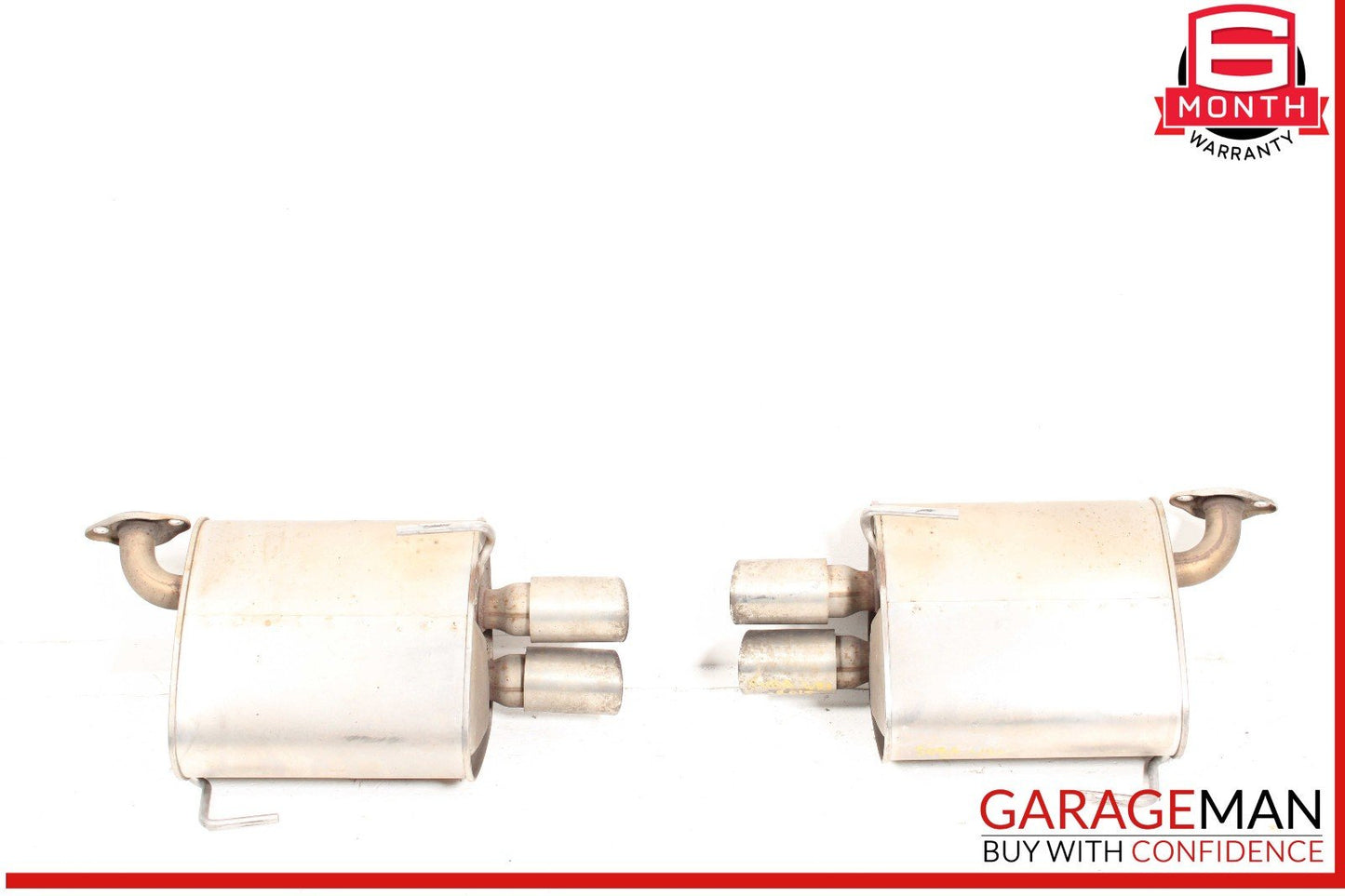 15-21 Subaru WRX Rear Left & Right Side Exhaust Muffler Tip Pipe Set of 2