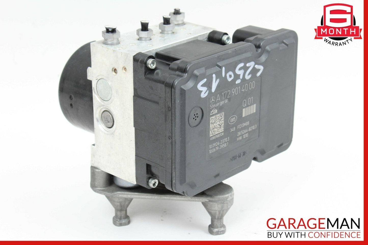 12-14 Mercedes W204 C250 ABS Anti Lock Pump Brake Module 1729014000 OEM