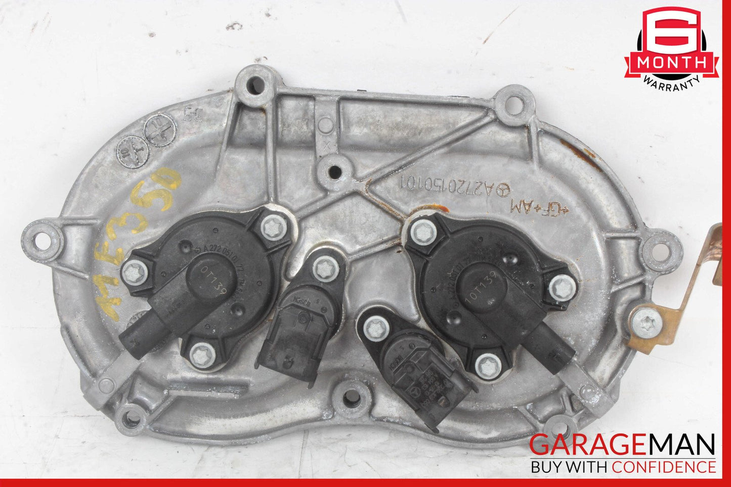 Mercedes W212 E350 SLK350 S550 Front Right Engine Timing Chain Cover Plate OEM