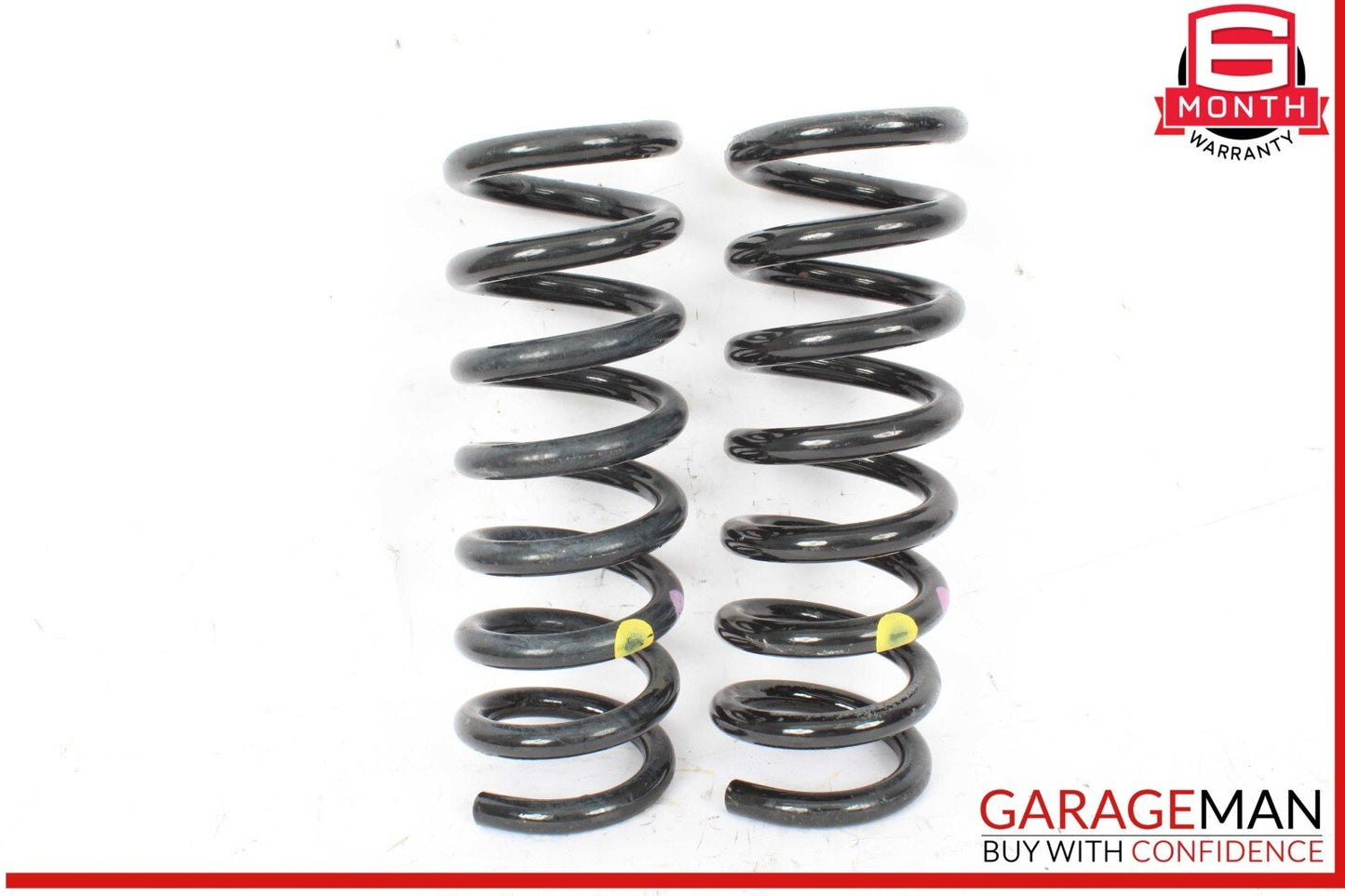 08-14 Mercedes W204 C300 Rear Right and Left Suspension Coil Spring Set OEM