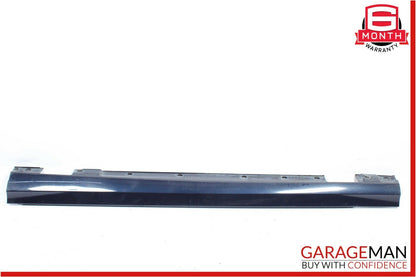 08-11 Mercedes W204 C250 C300 Left Side Rocker Skirt Molding Trim Panel Blue