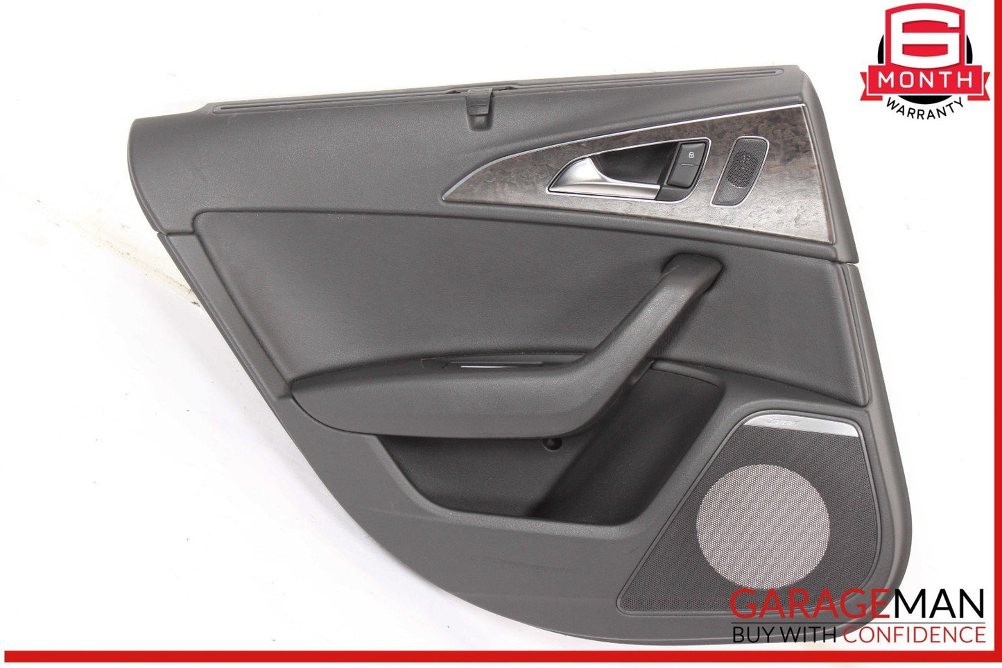 12-18 Audi A6 Rear Left Driver Side Interior Door Trim Panel Cover Assembly OEM