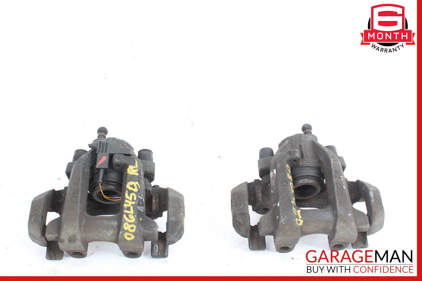 06-12 Mercedes W164 ML500 GL350 GL450 Rear Left And Right Side Brake Caliper Red