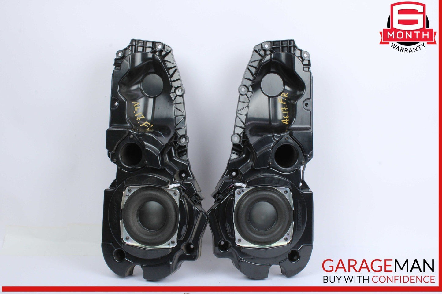 12-18 Audi A6 Front Left and Right Side Bose Subwoofer Bass Box Speaker Set OEM