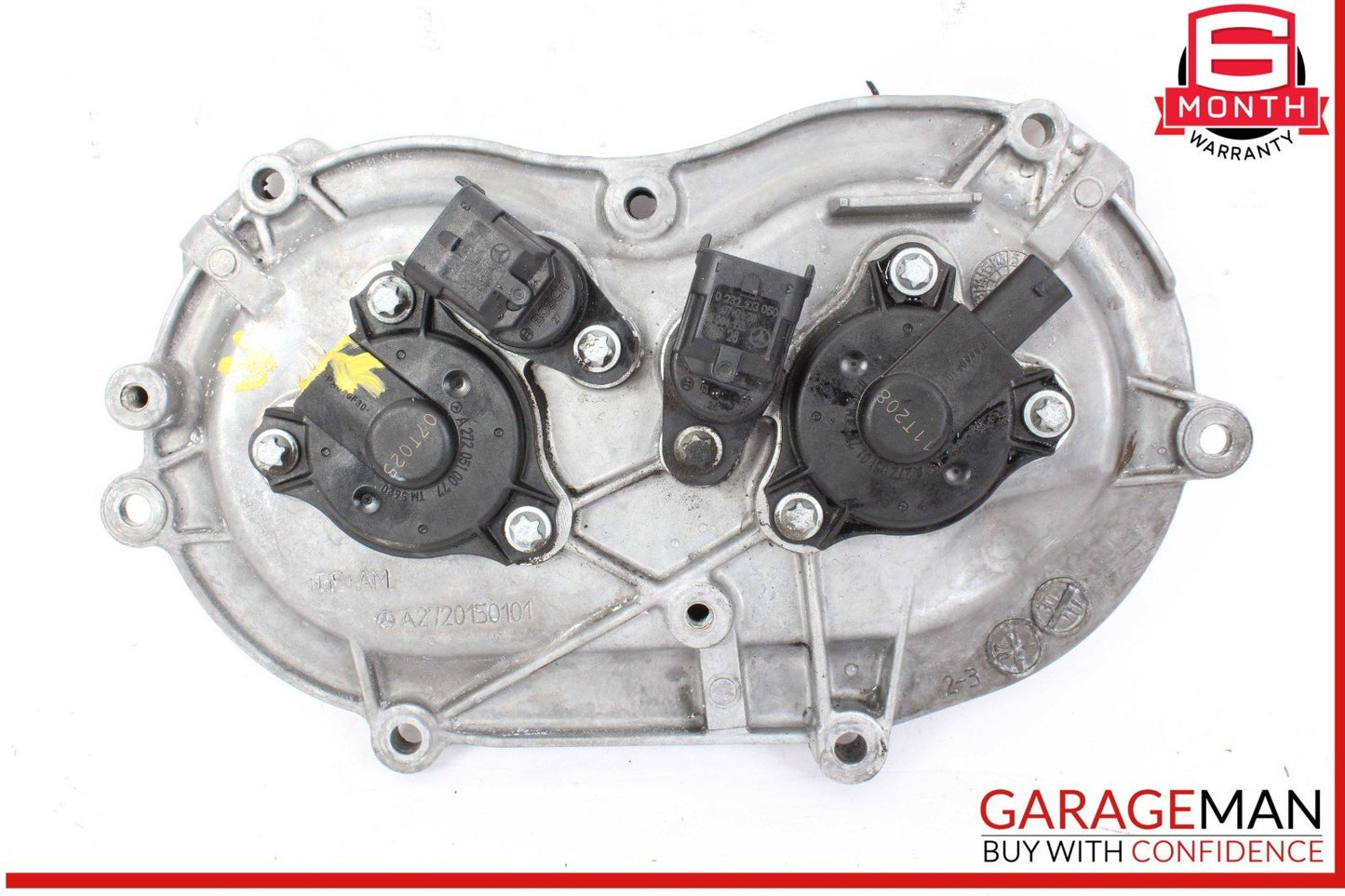 05-13 Mercedes W203 C230 ML350 Front Right Engine Timing Chain Cover Plate OEM