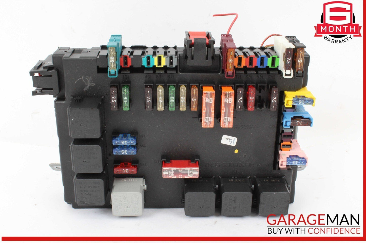 10-14 Mercedes W221 S550 S63 CL63 AMG Rear Sam Fuse Box Relay Module Control OEM