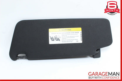 08-14 Mercedes W204 C250 Front Right Side Sun Visor Sunvisor Shade Black OEM