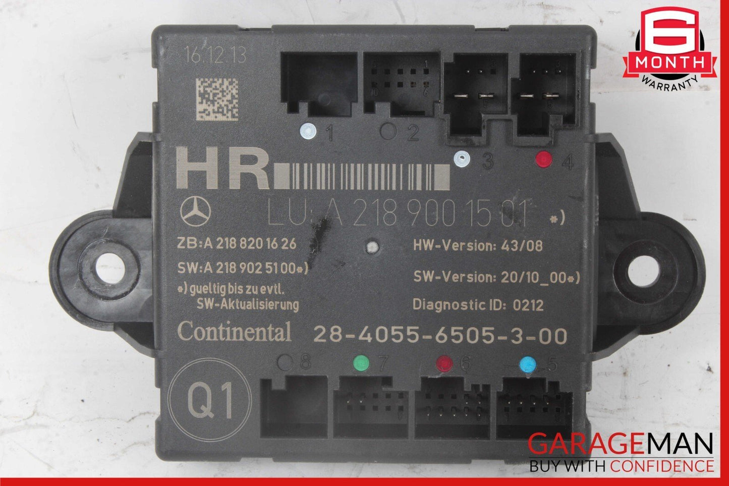 08-18 Mercedes W218 CLS500 E550 Rear Right Side Door Control Module Unit OEM