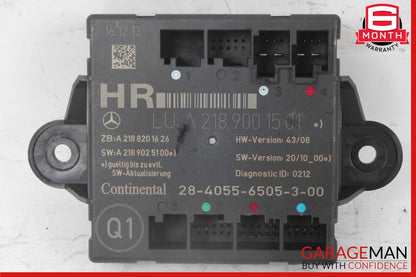 08-18 Mercedes W218 CLS500 E550 Rear Right Side Door Control Module Unit OEM