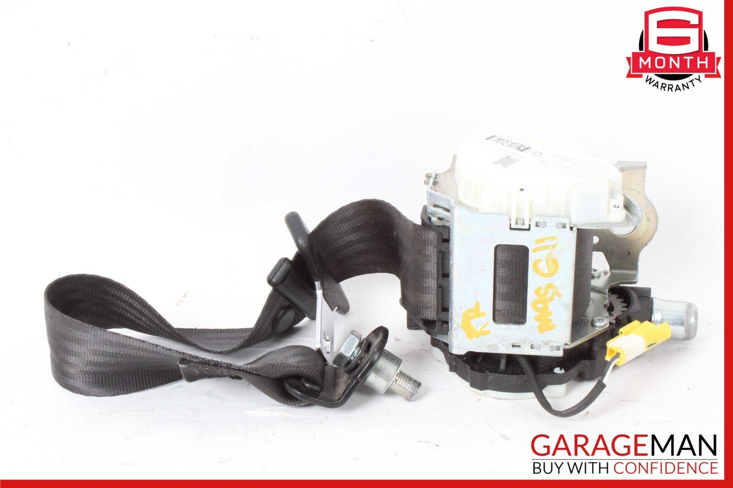 08-19 Maserati GranTurismo M145 Coupe Rear Right Side Seat Belt Black OEM