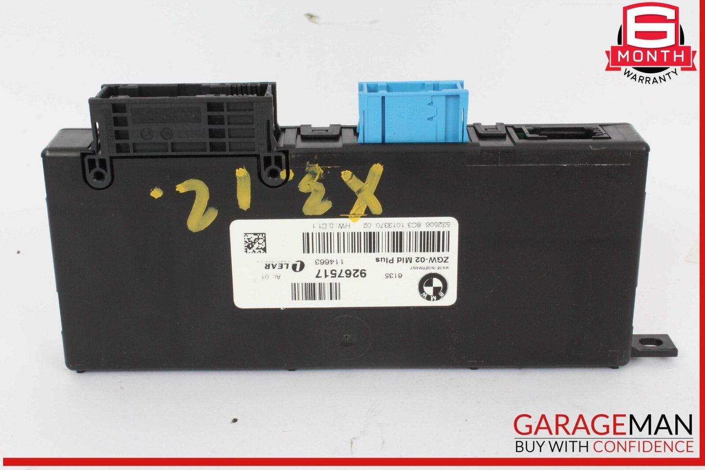 11-17 BMW X3 Central Gateway Body Control Module Unit 9267517 OEM