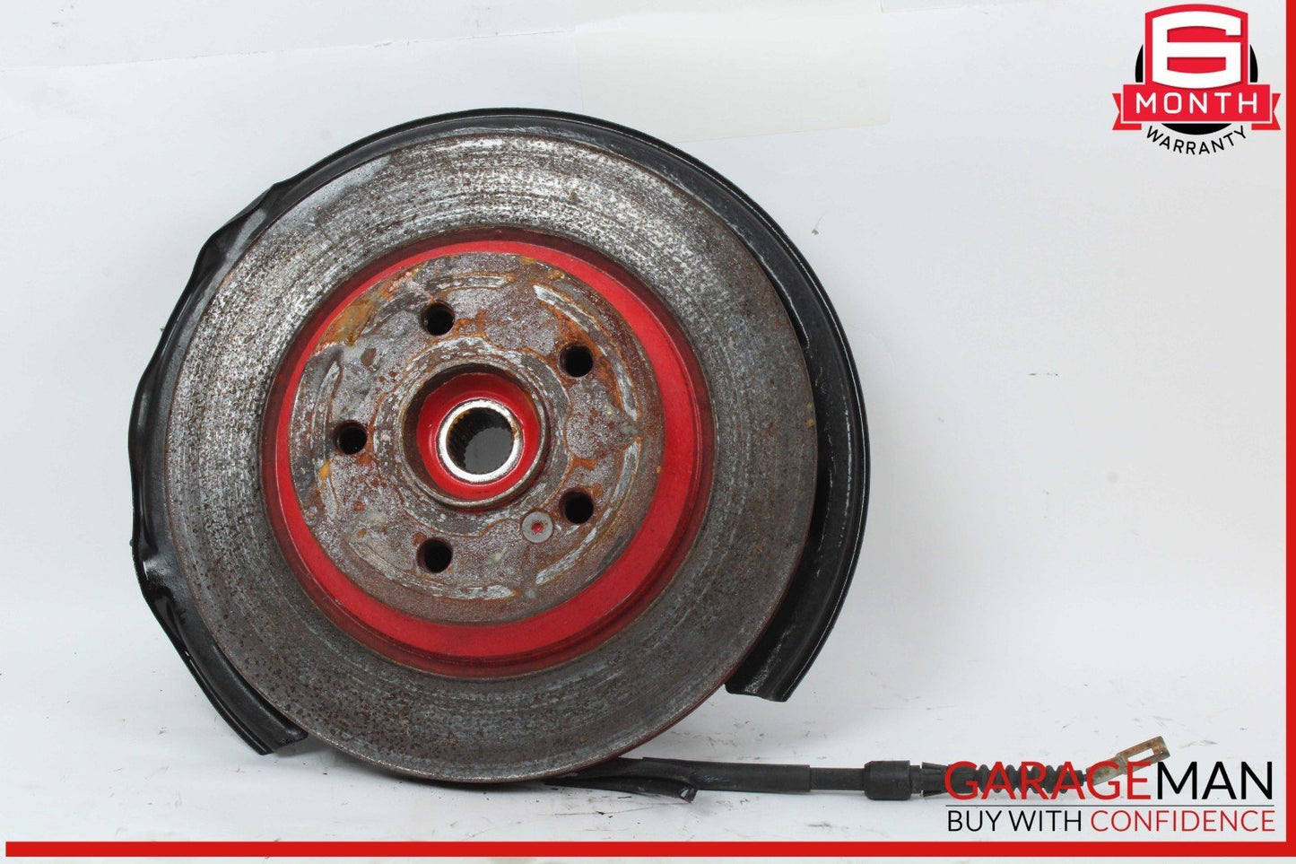 03-12 Mercedes R230 SL500 Rear Right Side Spindle Knuckle Hub w/ Rotor Disc OEM