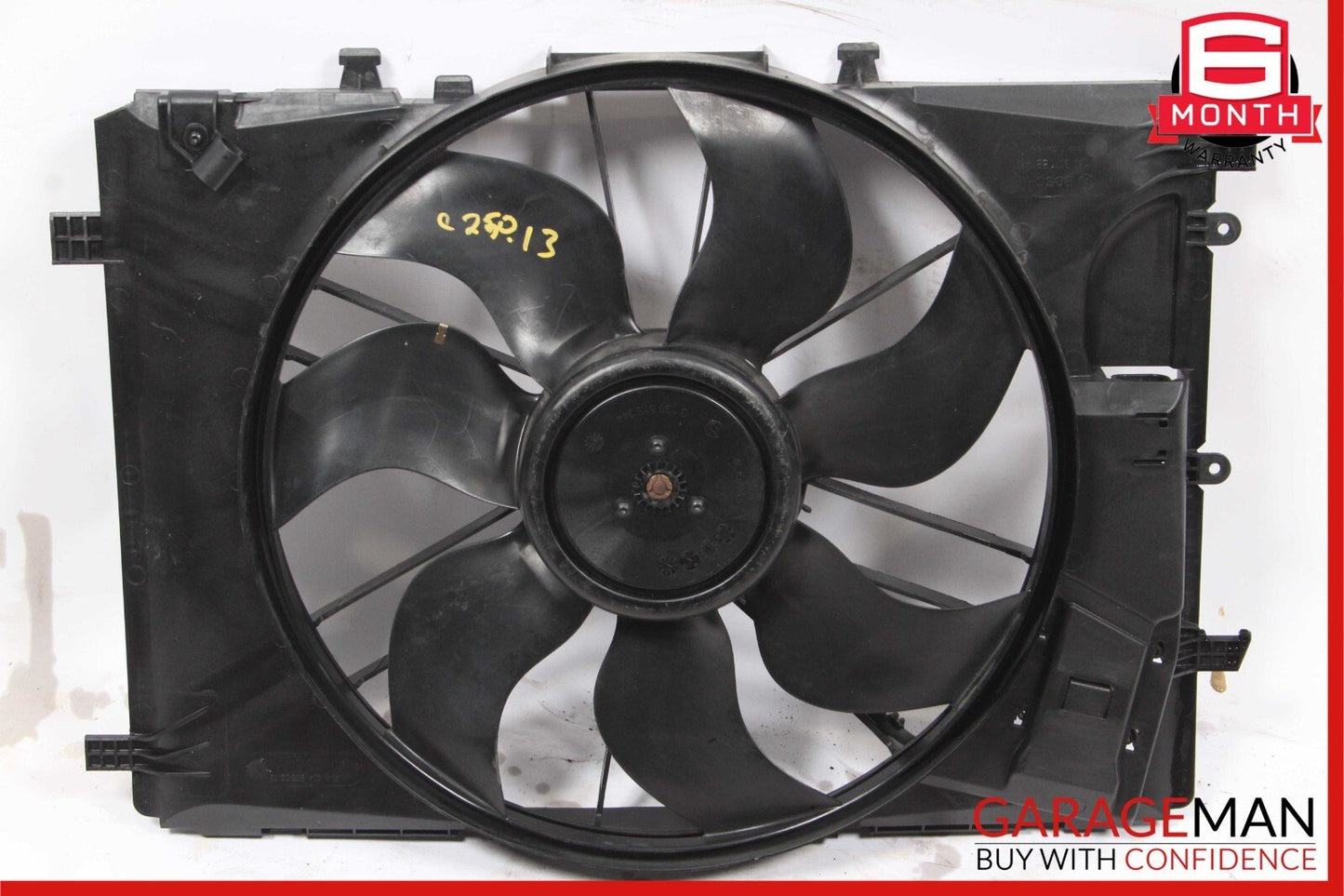 08-18 Mercedes E250 GLK350 C250 Engine Radiator Cooling Fan Motor Assembly