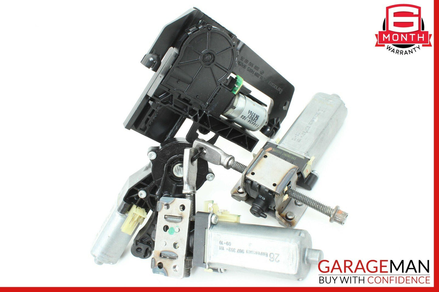 07-13 Mercedes W221 S550 Front Left Side Seat Headrest Adjust Motor Set of 4 Pc