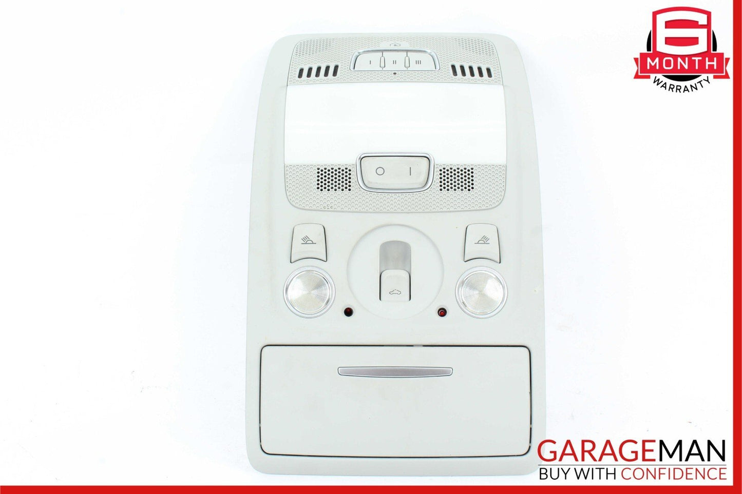 08-12 Audi S5 A5 Front Top Upper Overhead Dome Light Lamp Reading Map Gray OEM