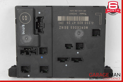 03-12 Mercedes R230 SL500 SL55 AMG SL550 Door Control Module Left Side OEM