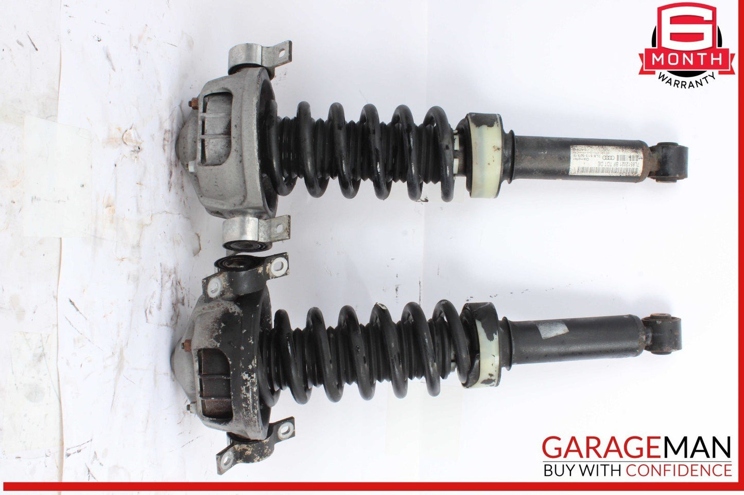 07-15 Audi Q7 Rear Left and Rear Right Side Shock Strut Absorber Set OEM