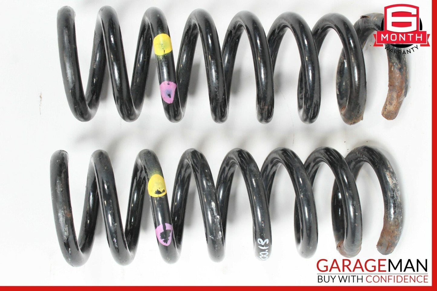 08-14 Mercedes W204 C300 Rear Left & Right Shock Absorber Coil Spring Set OEM
