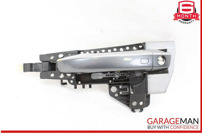 11-18 Audi A8 S8 Front Left Driver Side Exterior Door Handle Gray 4H1837885 OEM
