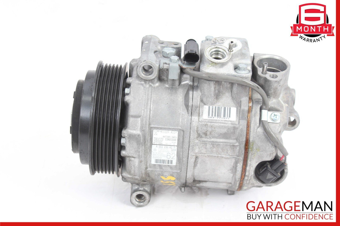 11-14 Mercedes W216 CL550 S550 A/C Air Cooling Conditioning Compressor Pump Assy