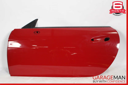 12-20 Mercedes R172 SLK250 SLK350 Exterior Left Driver Door Shell Panel Red