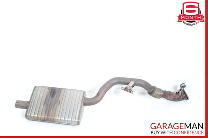 17-20 Audi A4 2.0L Exhaust System Front Resonator Muffler Pipe OEM