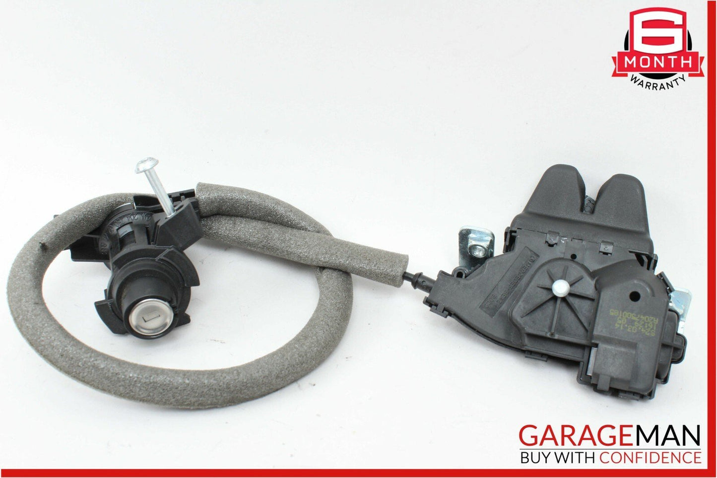 08-15 Mercedes W204 C250 Trunk Lid Lock Latch Actuator w/ Cylinder Mechanism