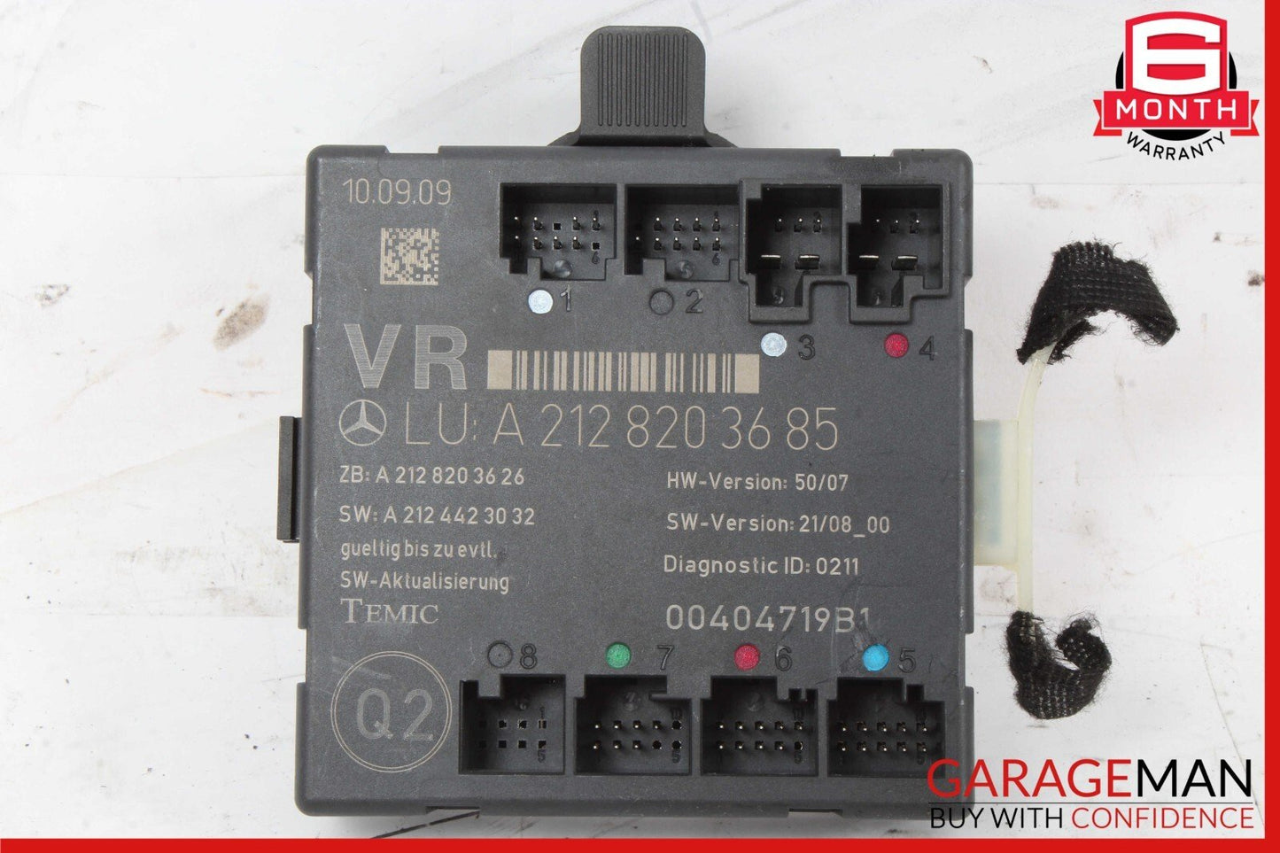 08-18 Mercedes W204 C300 E350 E400 Front Right Side Door Control Module OEM