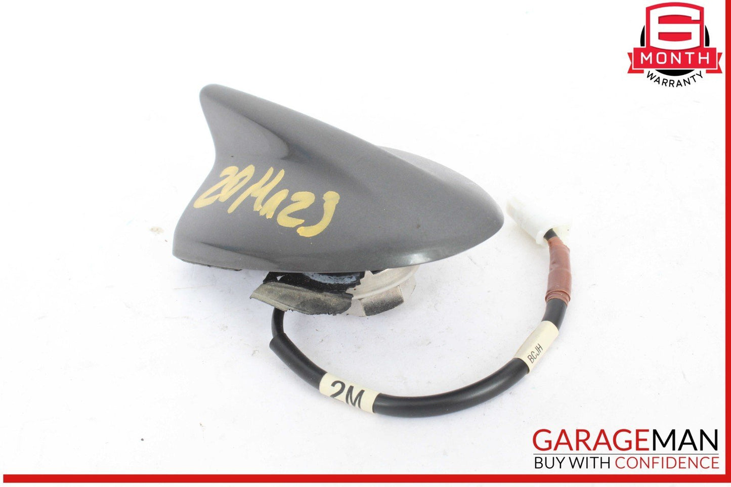 19-23 Mazda 3 Rear Center Roof Shark Fin Antenna Gray OEM